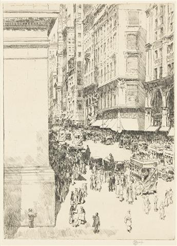 CHILDE HASSAM Fifth Avenue, Noon.                                                                                                                
